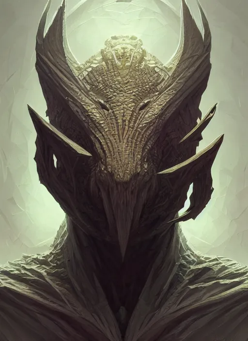 Prompt: anthropomorphic triangle head in edgy darkiron grandpa, intricate, elegant, highly detailed animal monster, digital painting, artstation, concept art, smooth, sharp focus, illustration, art by artgerm, wayne barlowe, trending on artstation and greg rutkowski and alphonse mucha, 8 k