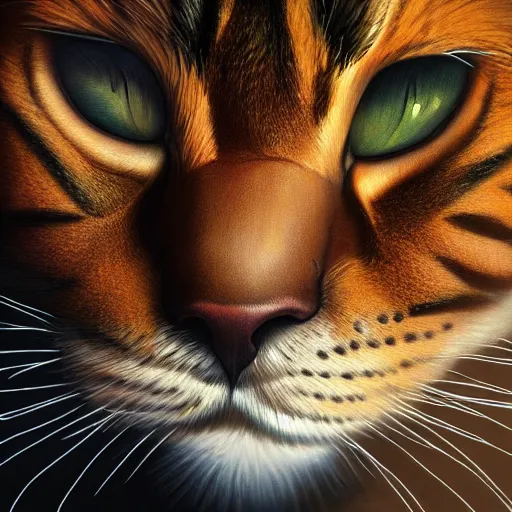 Image similar to an oil painting of a gigachad cat with a chiseled jawline, giga chad, strong, dramatic impactful colors, by artgerm, hd, hdr, ue 5, ue 6, unreal engine 5, cinematic 4 k wallpaper, 8 k, ultra detailed, gta 5 cover art, high resolution, artstation, award winning