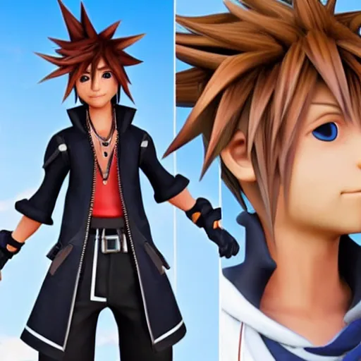 Prompt: sora from kingdom hearts as a character in the legends selection from apex legends, source engine