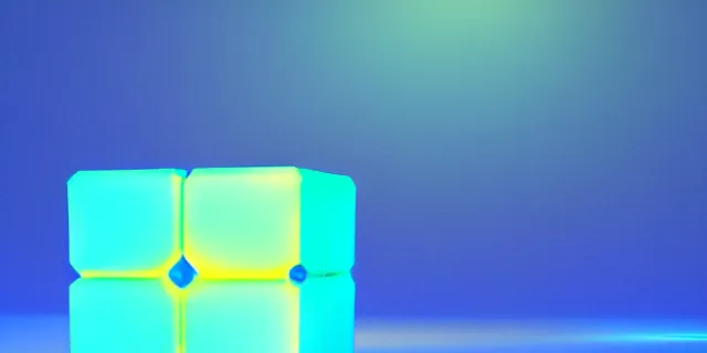 Prompt: a glowing cube surrounded by smaller cubes, atmospheric lighting, intricate, volumetric lighting, beautiful, sharp focus, ultra detailed, in the art style of bowater charlie, brom gerald, astrophotography, rendered in cinema 4 d, quantum wavetracing, rendered in maya