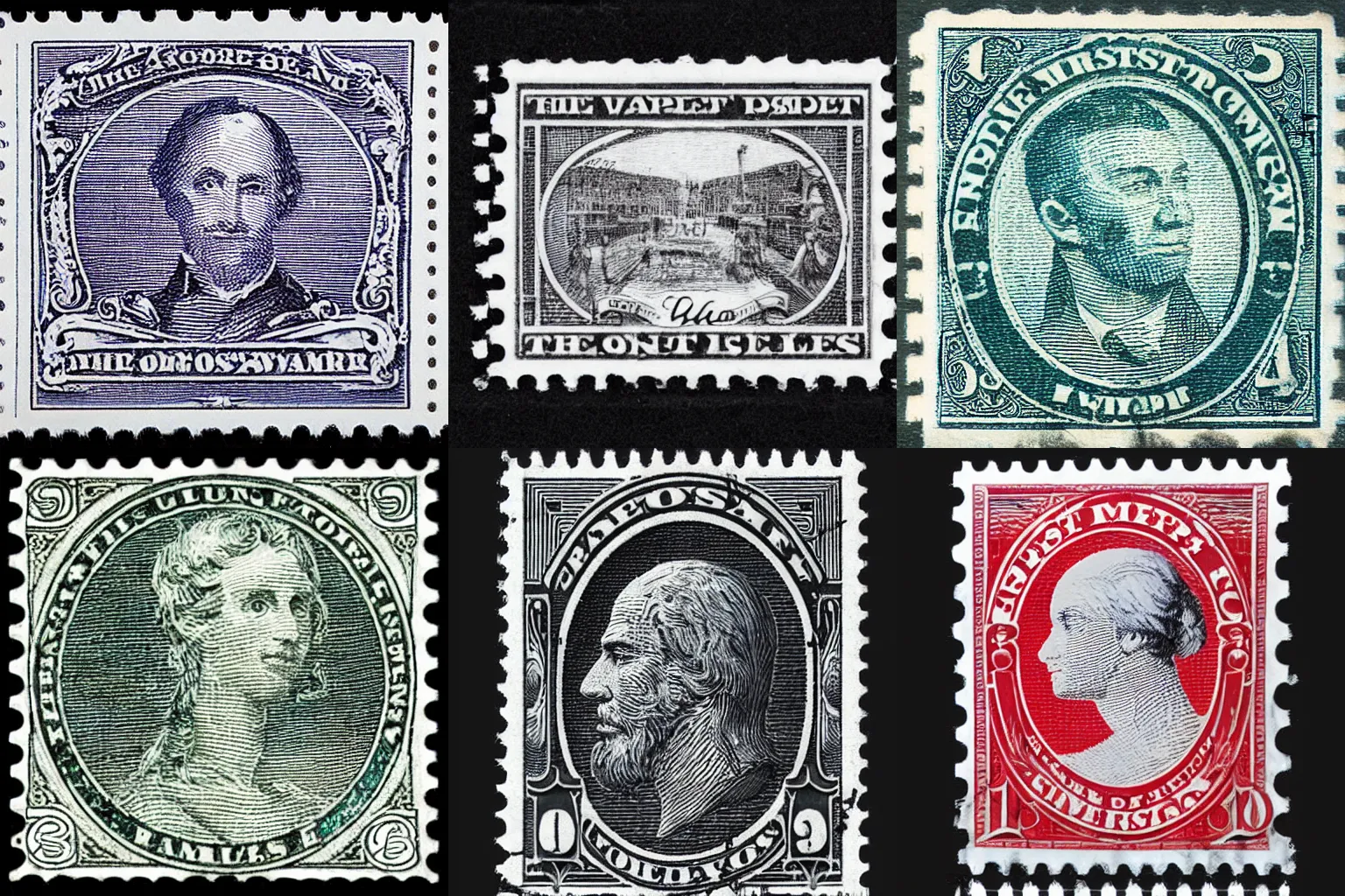 Prompt: The most valuable stamp ever, photograph