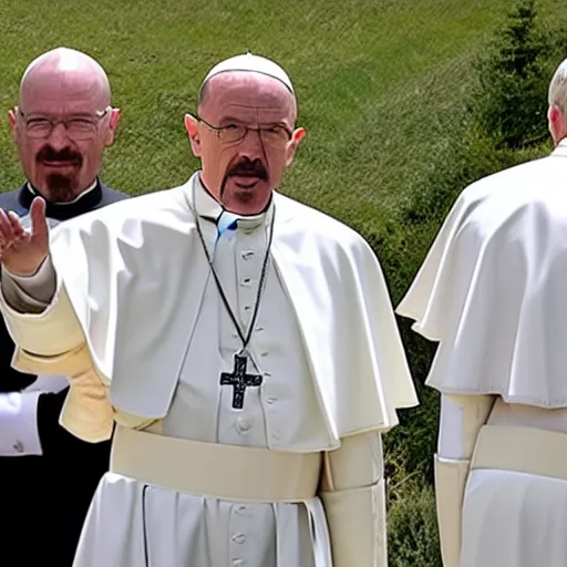 Image similar to Walter White as the Pope