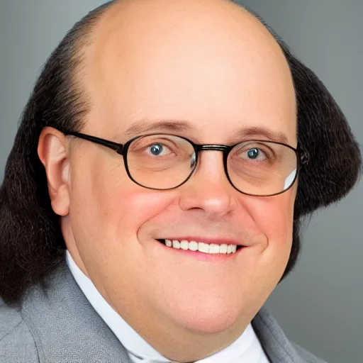 Prompt: professional head shot of benjamin franklin alive today and working as a realtor,