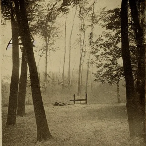 Image similar to shady liminal place, dreamy, 1 9 0 0's photo