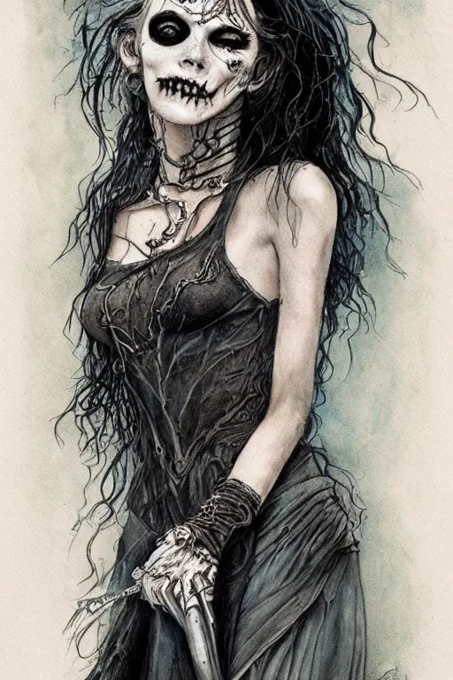 Image similar to full body portrait of anya taylor joy as death from sandman, by jean baptiste monge