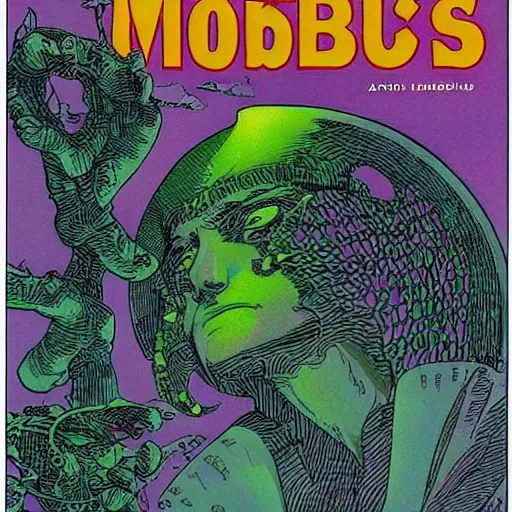 Prompt: a character by moebius