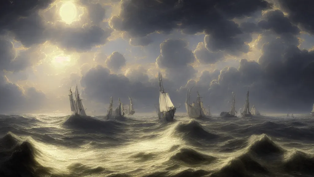 Image similar to the oceans of europa. andreas achenbach, artgerm, mikko lagerstedt, zack snyder 3 8 4 0 x 2 1 6 0