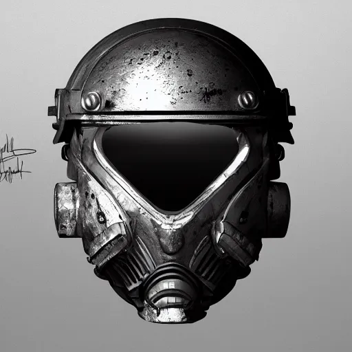 Prompt: military headgear helmet nano tech mechanical mask vision future trending on artstation digital paint 4 k render unreal engine digital painting