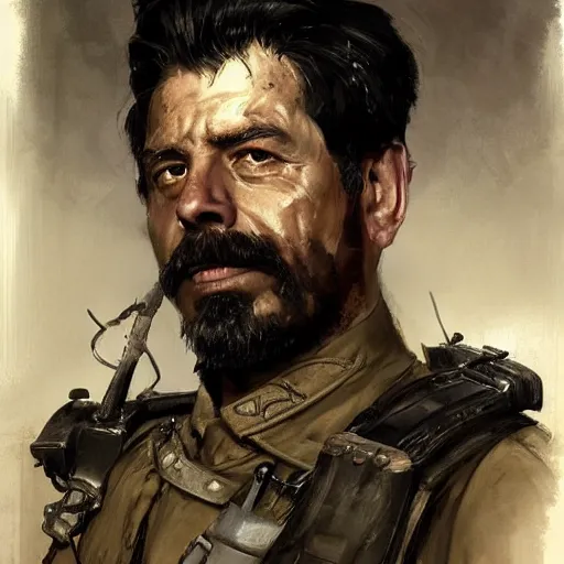 Image similar to portrait of hernan cortes, colourised, face portrait, epic, tragic, military art, fantasy, dieselpunk, hd shot, digital portrait, beautiful, artstation, comic style, by artgerm, guy denning, jakub rozalski, magali villeneuve and charlie bowater