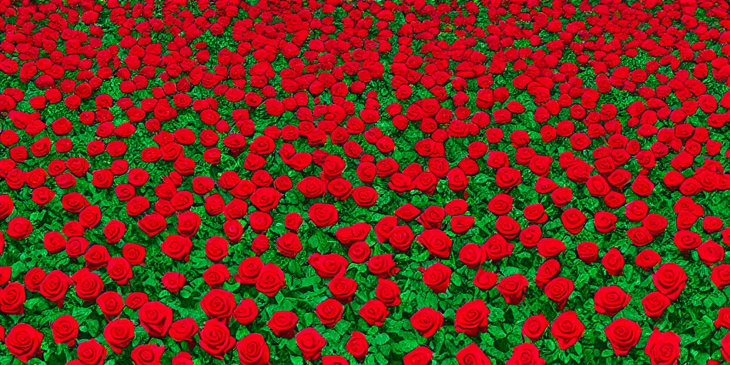 Image similar to a photographic picture of hundreds of roses in a heavenly land, photographic filter, unreal engine 5, realistic, hyperdetailed, 8 k, cinematic, volumetric lighting, very realistic effect, hd, hdr, 4 k, sharp focus, octane render, ultra detailed, high resolution, trending on artstation in the style of albert dros glowing rich colors powerful imagery