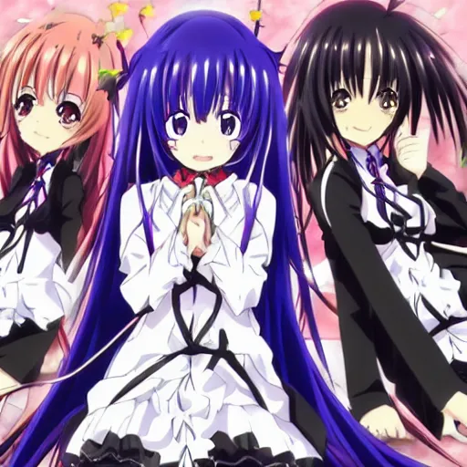 Image similar to anime date a live