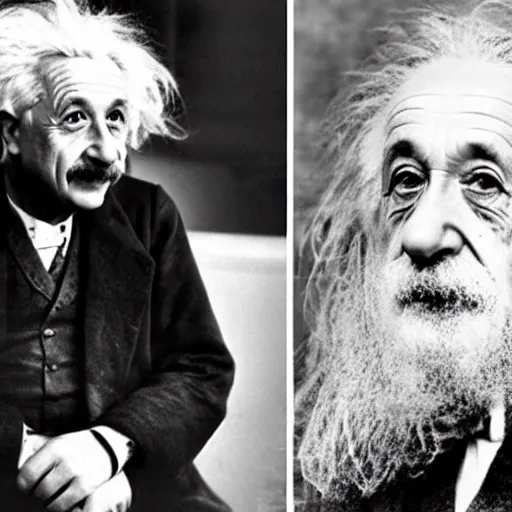 Image similar to albert einstein is professor dumbledore