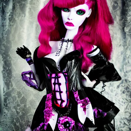 Image similar to monster high haunt couture rochelle, photography, hd, award winning photo.