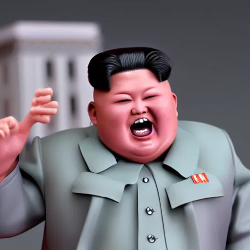 kim jong un doll screaming at bts concert octane render | Stable ...