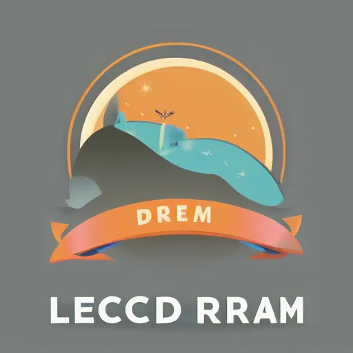 Image similar to Lucid Dream logo, clean lines, vector art, award winning