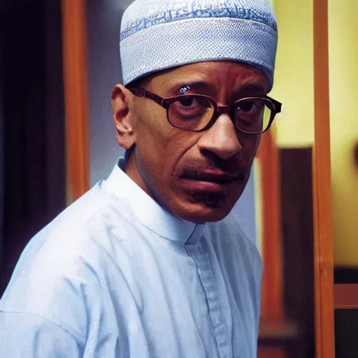 Image similar to real portrait of gus fring as a muslim