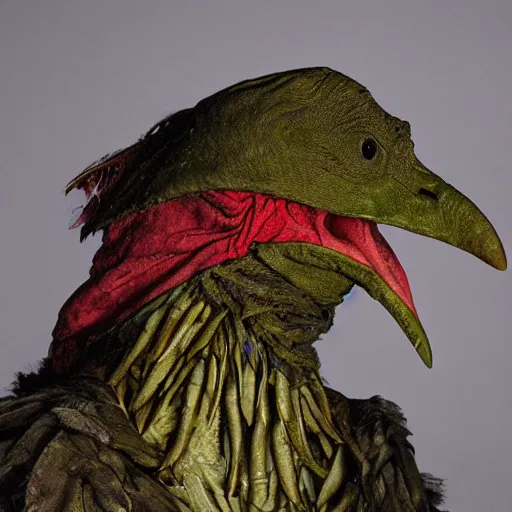 Image similar to portrait of a skeksis