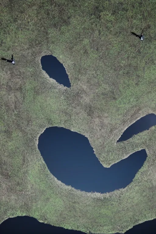 Prompt: Photorealistic photo of two hot air balloons shaped as black swans flying above a reflective mountain lake, touching heads, forming a heart with their necks, beautiful, 8k highly professionally detailed, HDR, CGsociety