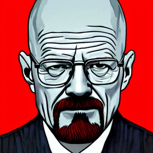 Image similar to Walter White as the president of the United States
