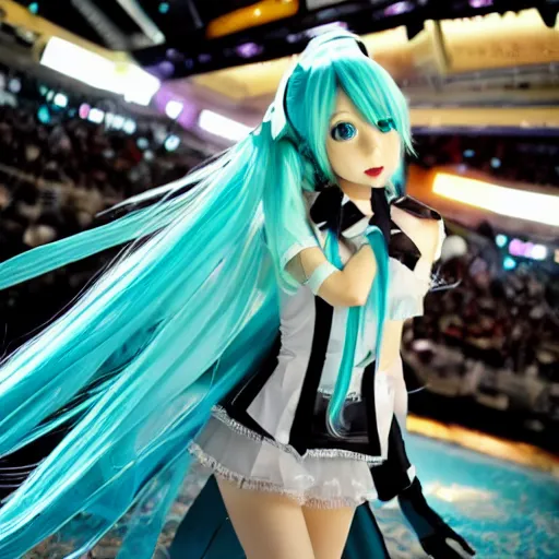 Image similar to hatsune miku full body shot