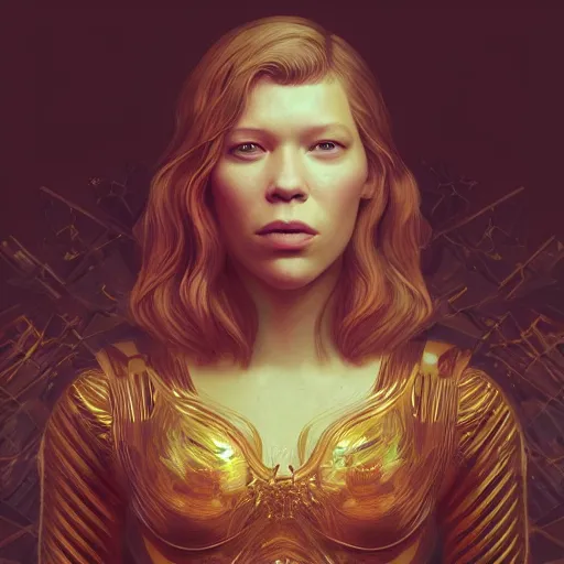 lea seydoux, hyper detailed, digital art, trending, Stable Diffusion