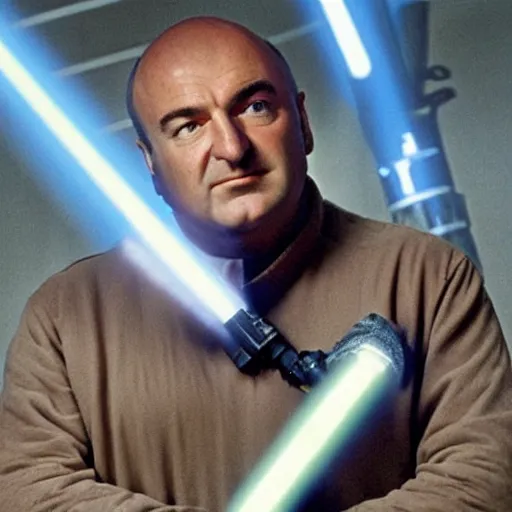 Prompt: Kevin O'Leary in Star Wars (2002)