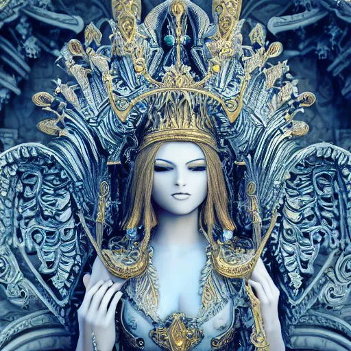 Image similar to princess of angels 4 k gorgeous ornate intricate detailed octane render
