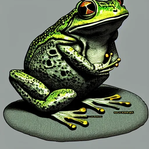 Prompt: frog mage in hogwarts, intricate details, volume light, best composition - - height 7 6 8