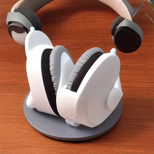 Image similar to cat tail headphone stand