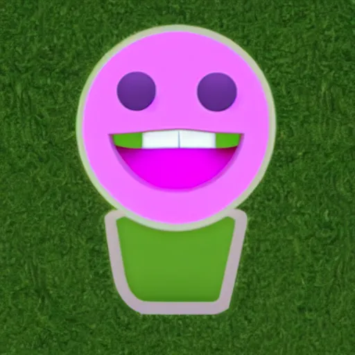 Prompt: green laughing emoji