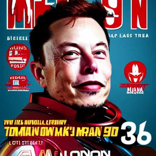 Image similar to elon musk as iron man