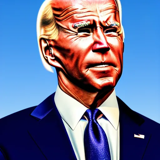 Prompt: muscular joe biden, highly detailed, high quality, hd, 4 k, 8 k, canon 3 0 0 mm, professional photographer, 4 0 mp, lifelike, top - rated, award winning, realistic, sharp, no blur, edited, corrected, trending