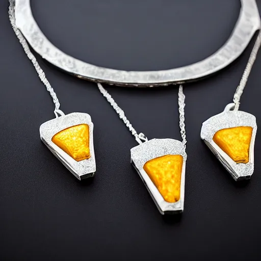 Image similar to cheeseburger gems fine jewelry. 4 k, product lighting, dramatic lighting.