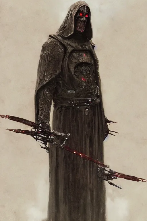 Image similar to Nicholas Cage Sith Lord, star wars, dark fantasy, intricate, highly detailed, smooth, artstation, painted by Wayne Barlowe, Greg Rutkowski, zdislav beksinski, Francis Bacon