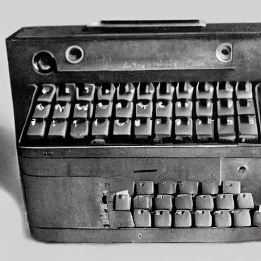 Image similar to Archive photo of a British encryption device. 1943.