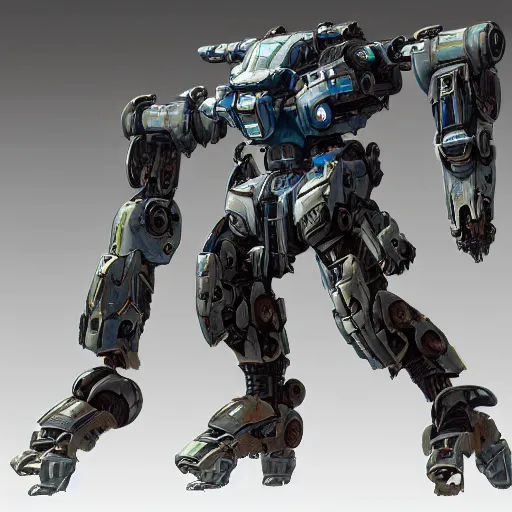 very symmetrical!! armored panther concept mech suit | Stable Diffusion ...