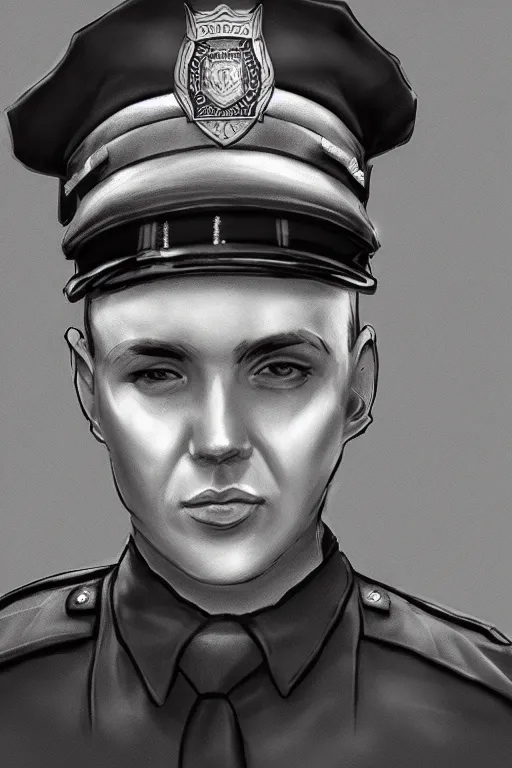 Image similar to police officer, greater manchester police, highly detailed, digital art, sharp focus, trending on art station