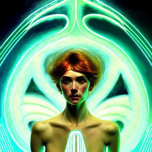 Prompt: tron angel, psychedelic lsd, diffuse lighting, hyper realistic, elegant, intricate, hyper detailed, smooth, sharp focus, concept art, illustration, trending on artstation, art by john collier, artem demura, greg rutkowski, james gurney, and alphonse mucha