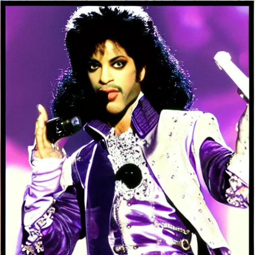 Image similar to prince from purple rain
