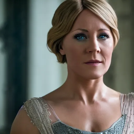 Image similar to Helene Fischer in downton Abbey, movie still, 8k, HD