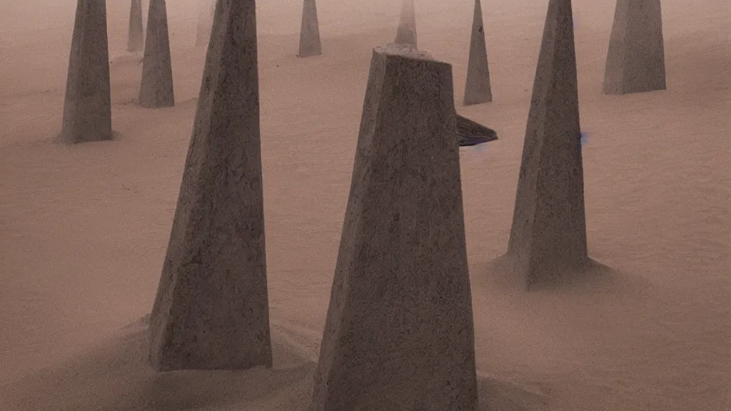 Image similar to patrick j. jones. rutkowski. the evil sand obelisk.