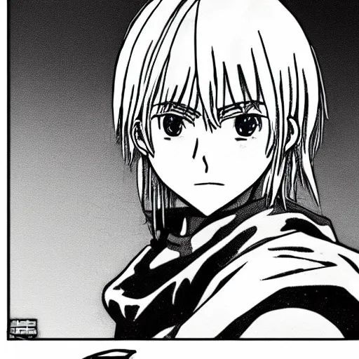 Image similar to blonde boy fantasy thief, vinland saga, anime style