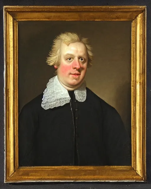 Image similar to a 1 7 0 0 s portrait of boris johnson