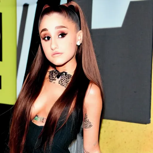 Image similar to morbidly obesse ariana grande