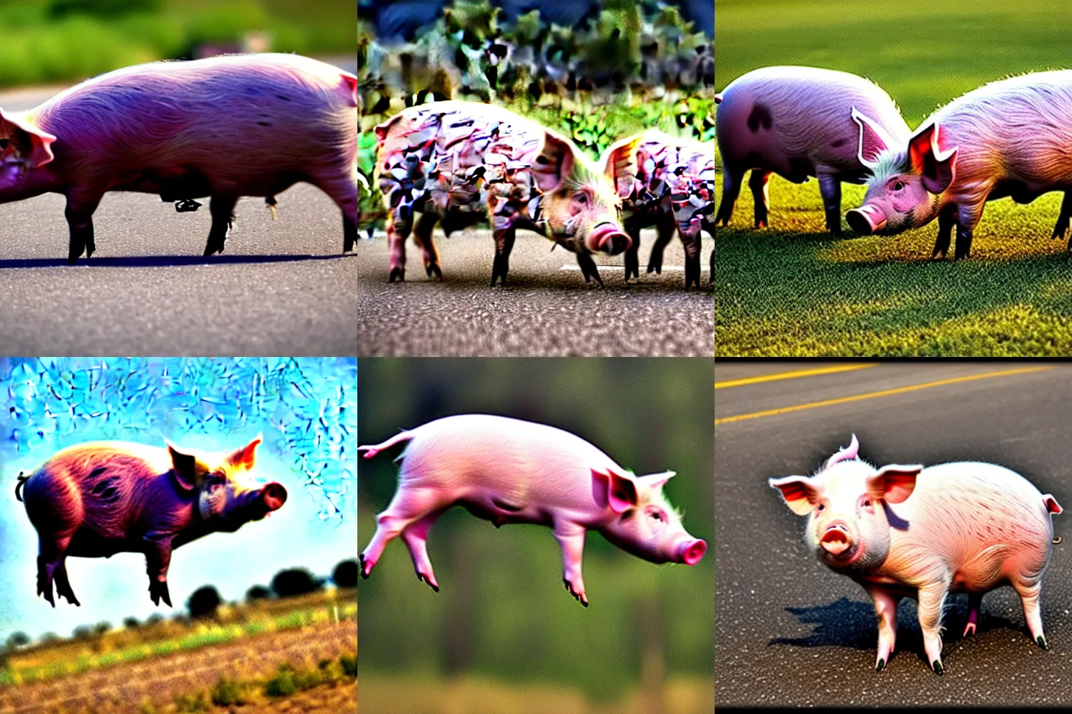 Prompt: when pigs fly