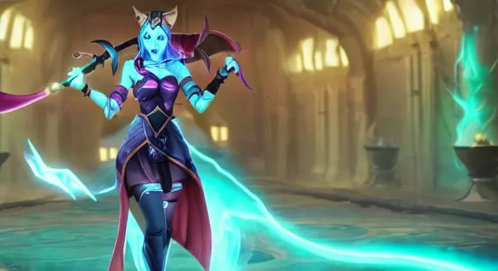 Image similar to Jinx, A still from League of Legends Arcane (2021)