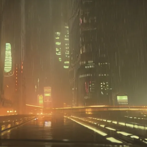 Prompt: blade runner 2 0 4 9 city at night, vfx shot, realism, intricate detail,