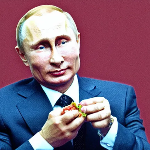Image similar to Putin eating tajin