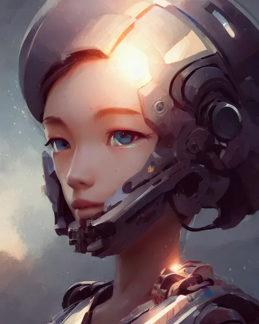 Image similar to cyborg girl, sharp details, sharp focus, elegant, highly detailed, illustration, by jordan grimmer and greg rutkowski and pine ( ハイネ ) and 薯 子 imoko and 香 川 悠 作 and wlop and maya takamura, intricate, beautiful, trending artstation, pixiv, digital art