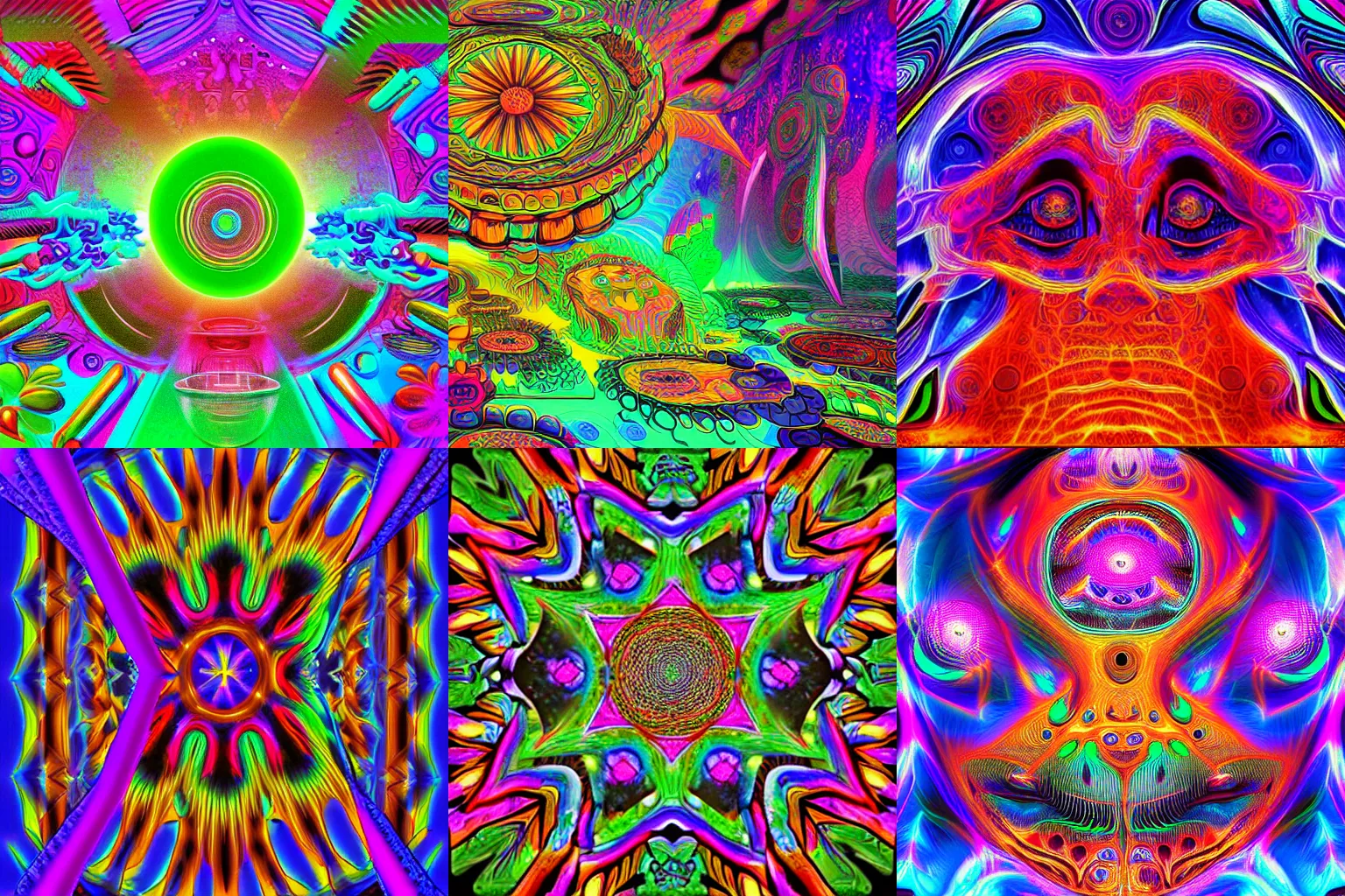 Prompt: digital art of a dmt experience highly detailed